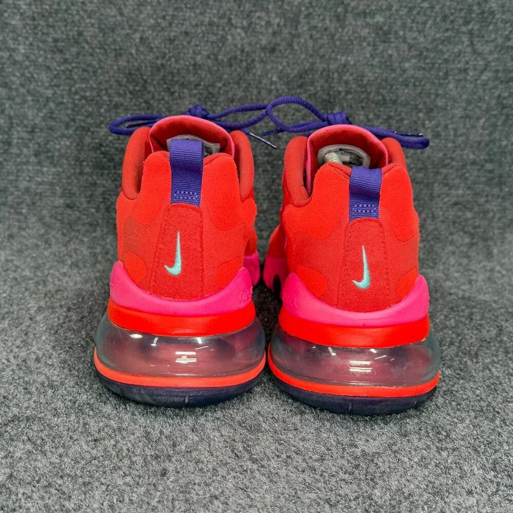 Nike Air Max 270 React Running Shoe Mens Size 10.5 Electronic Music Red Athletic - Picture 6 of 13